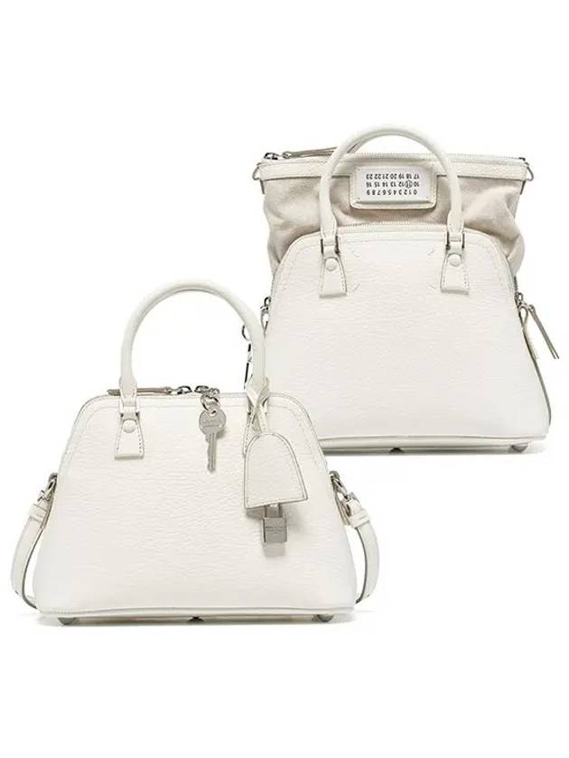 5AC Logo Patch Mini Tote Bag Ivory - MAISON MARGIELA - BALAAN 2