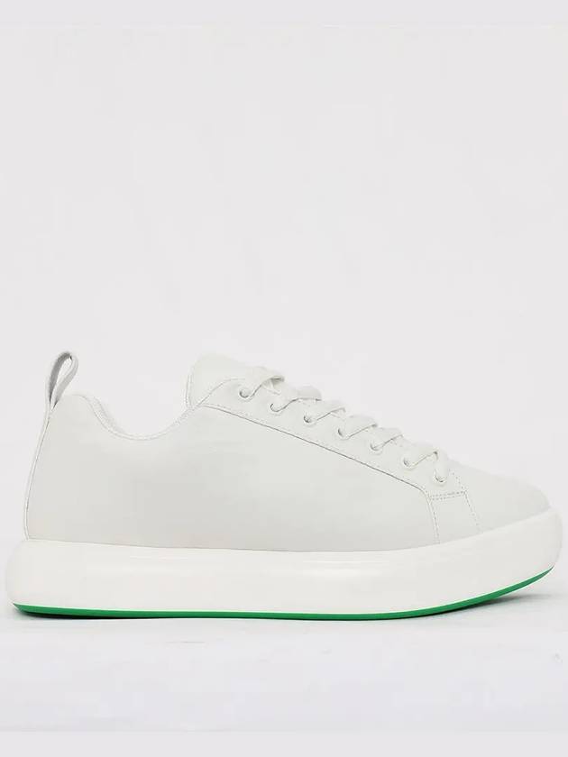 Pillow Leather Low Top Sneakers White - BOTTEGA VENETA - BALAAN 4