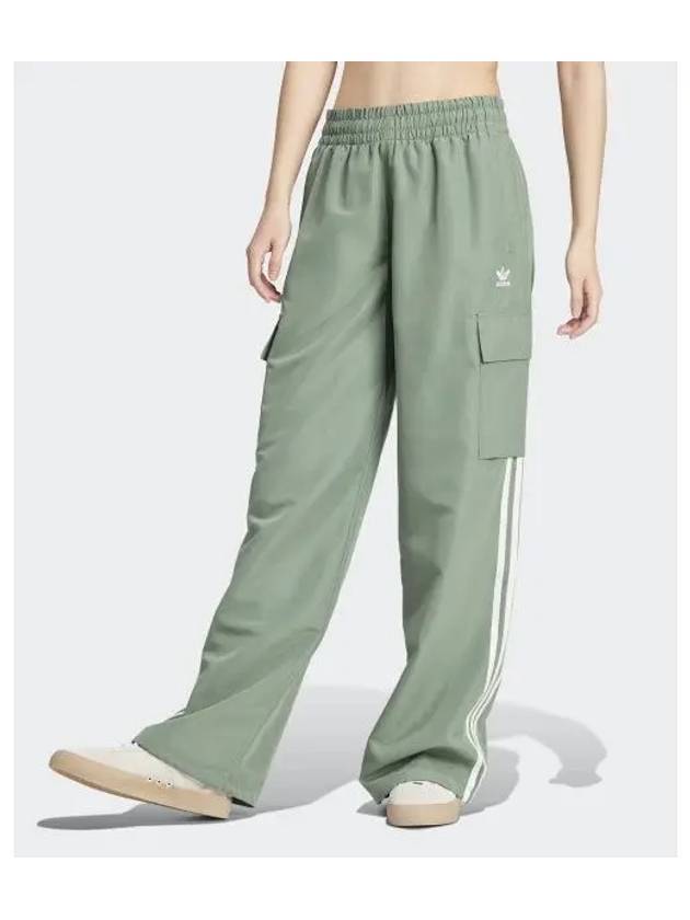 3 Stripe Cargo Track Pants Green - ADIDAS - BALAAN 2