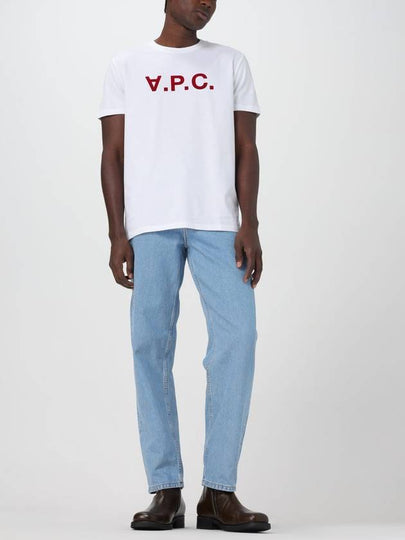 T-shirt basic A.P.C. con logo - A.P.C. - BALAAN 2