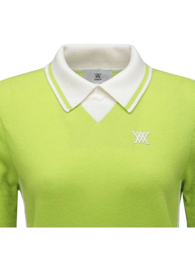 Official WOMEN COLLARED PSWEATER LN - ANEWGOLF - BALAAN 4