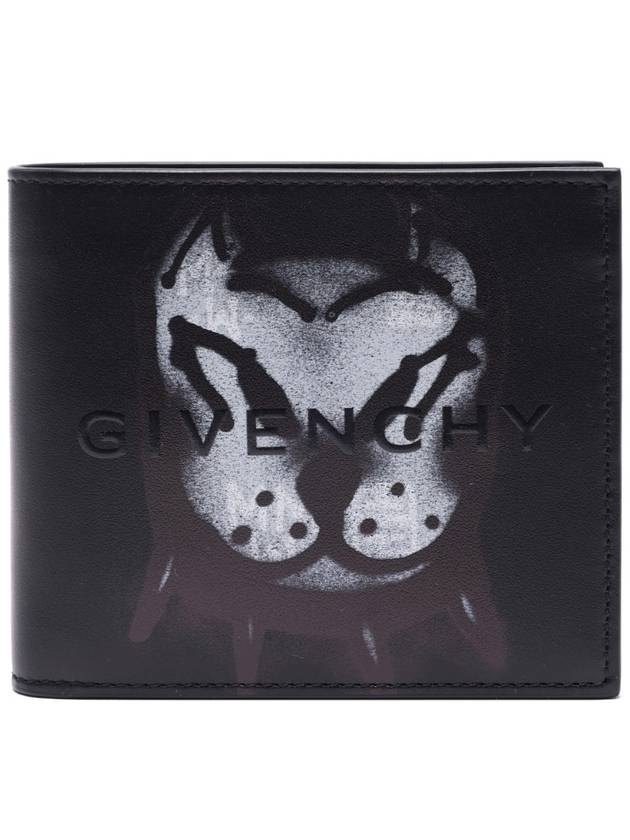 Tag Style Print Bicycle Wallet Black - GIVENCHY - BALAAN 3