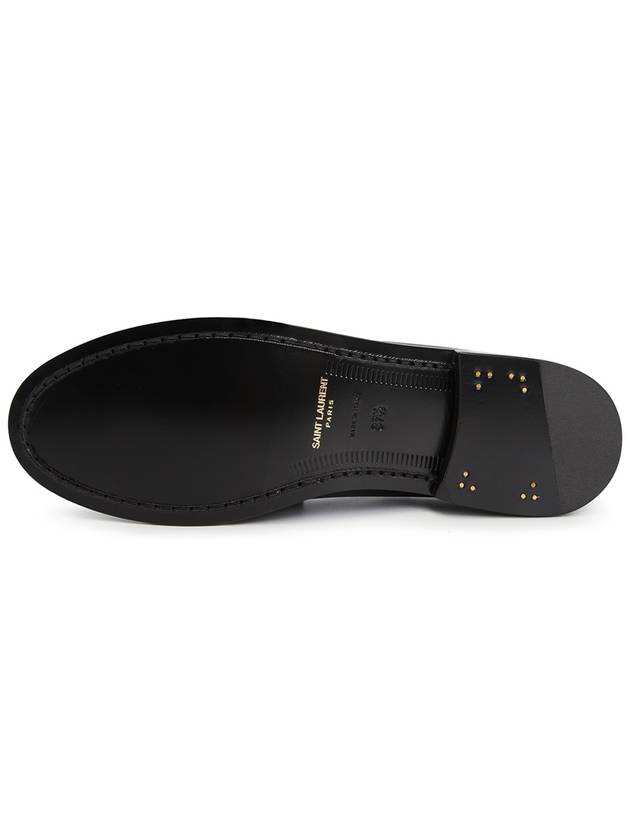 Women's Monogram Le Penny Loafer Black - SAINT LAURENT - BALAAN 6