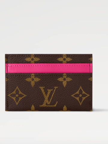 Card Wallet Double Holder Monogram Pondicherry Pink M12841 - LOUIS VUITTON - BALAAN 1