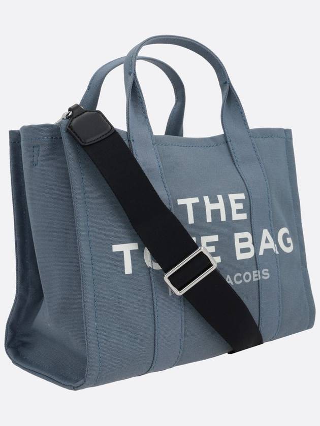 Logo Medium Canvas Tote Bag Blue - MARC JACOBS - BALAAN 3