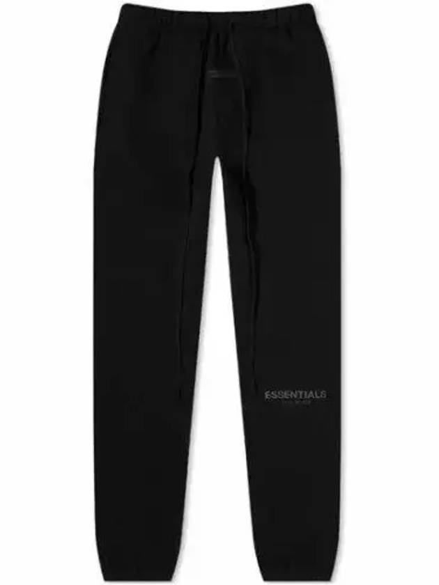 Essential Summer Core Logo Stretch Sweatpants Black Men's Pants 130SU212060F 001 - FEAR OF GOD - BALAAN 1