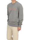 Embroidery Lettering Cotton Sweatshirt Grey - GOLDEN GOOSE - BALAAN 8