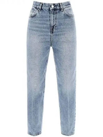 Toteme cotton tapered denim pants - TOTEME - BALAAN 1