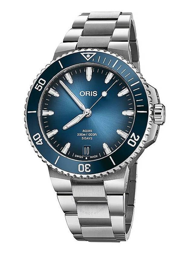 Oris Aquis Date Automatic Blue Dial Men's Watch 01 400 7790 4135-07 8 23 02PEB - ORIS - BALAAN 1