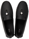 CD Diamond Grained Calfskin Loafers Black - DIOR - BALAAN 3