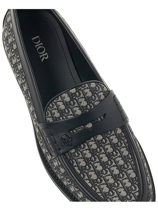 Essentials Granville Oblique Jacquard Loafer Black - DIOR - BALAAN 9