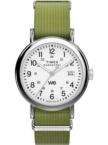 Timex Weekender Quartz White Dial Unisex Watch TW2W85600 - TIMEX - BALAAN 1