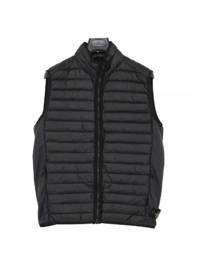 Kids Wappen Logo Padding Vest Black - STONE ISLAND - BALAAN 2