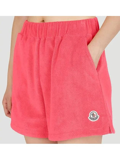 Women's Terrycloth Shorts Fuchsia - MONCLER - BALAAN 2