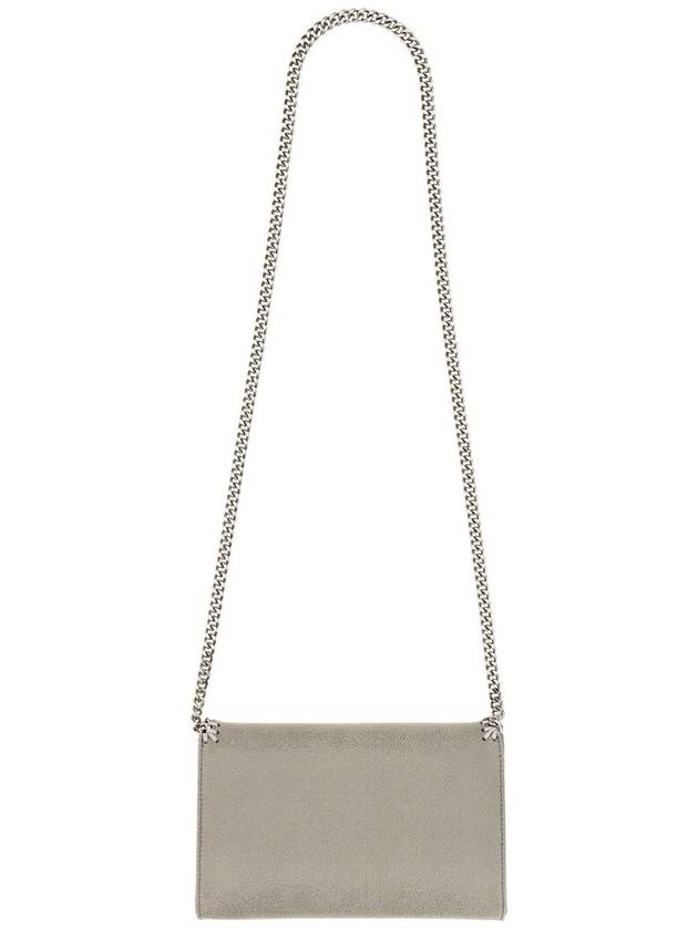 silver Falabella mini shoulder bag light gray - STELLA MCCARTNEY - BALAAN 6