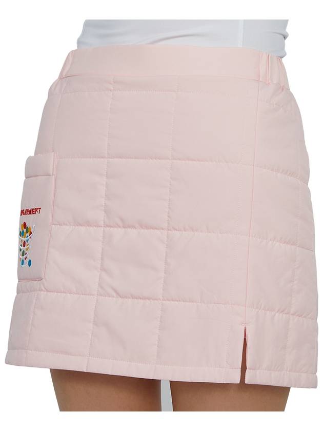 Women's Padded H-Line Skirt Pink - HORN GARMENT - BALAAN 9