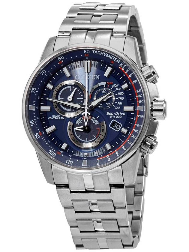 Citizen PCAT Perpetual Alarm World Time Chronograph Blue Dial Men's Watch CB5880-54L - CITIZEN - BALAAN 1