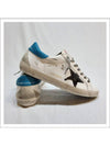 Superstar Classic Blue Tab Low Top Sneakers White - GOLDEN GOOSE - BALAAN 5