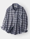 Forest Memory Check Shirt Charcoal - INDUST - BALAAN 7