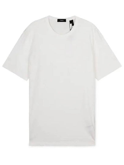 Men's Essential Cosmos Short Sleeve T-Shirt White - THEORY - BALAAN 2