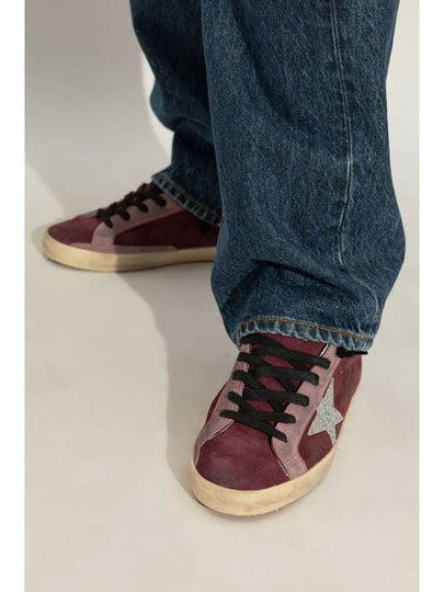 Golden Goose Sneakers Super-Star Classic With List, Women's, Burgundy - GOLDEN GOOSE - BALAAN 2