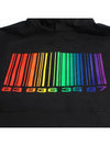 Rainbow Big Barcode Print Hoodie Black - VETEMENTS - BALAAN 4