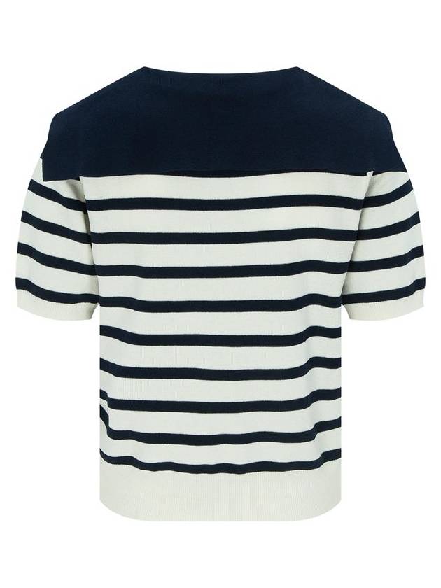 Sailor Collar Striped Cardigan - CALLAITE - BALAAN 2