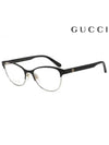 Glasses Frame GG0718O 002 Lower Gold Frame Metal Men Women Glasses - GUCCI - BALAAN.