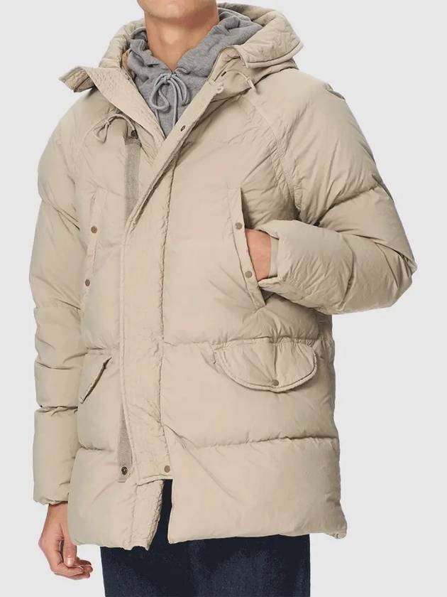 Deck Hood Down Parka Beige - TEN C - BALAAN 4