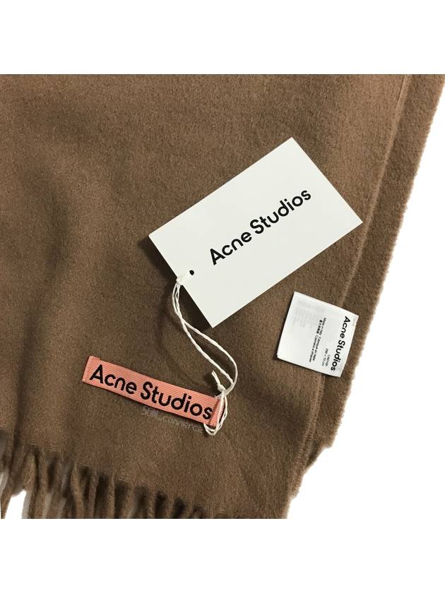 Canada New Oversized Fringe Muffler Caramel Brown - ACNE STUDIOS - BALAAN 4