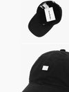 Mini Logo Patch Ball Cap Black - ACNE STUDIOS - BALAAN 4