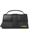 Le Grand Bambino Leather Tote Bag Black - JACQUEMUS - BALAAN 2