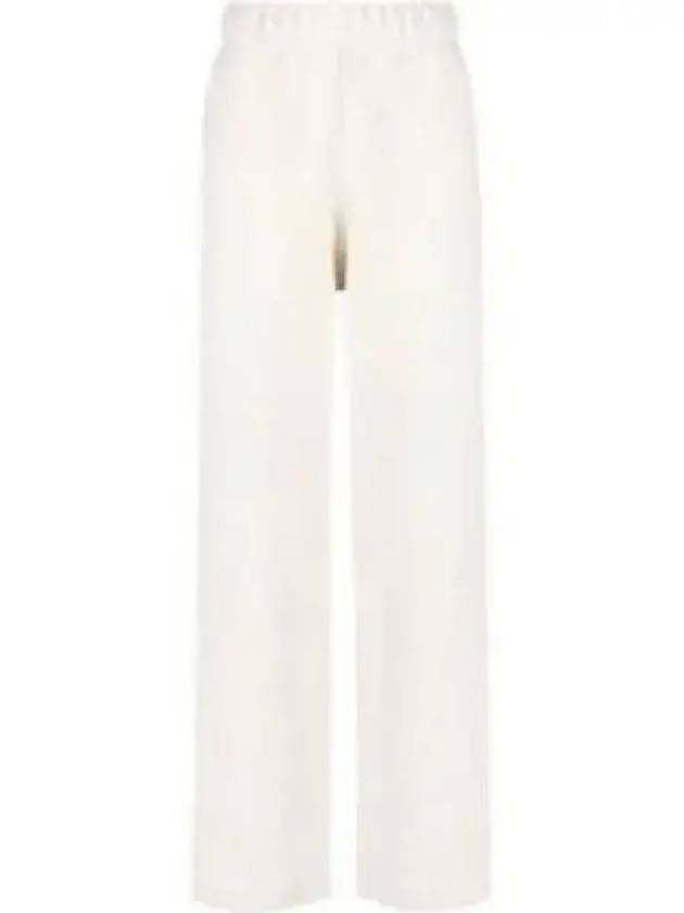 Isoli Cotton Blend Track Pants Ivory - GANNI - BALAAN 2