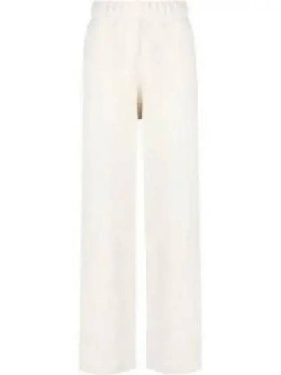 Isoli Cotton Blend Track Pants Ivory - GANNI - BALAAN 2