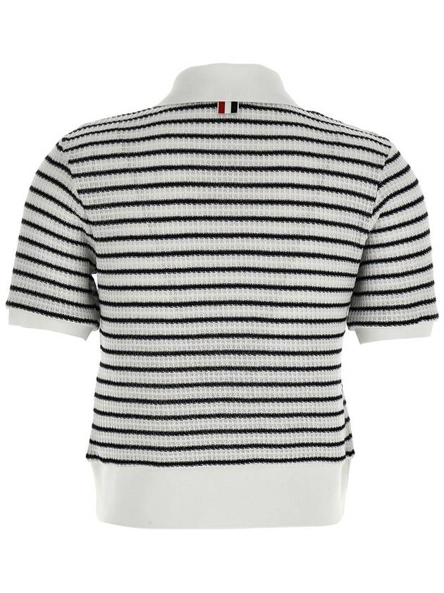 Thom Browne Striped Polo Shirt - THOM BROWNE - BALAAN 2