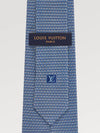 Men's Diamond V Tie Blue - LOUIS VUITTON - BALAAN 4