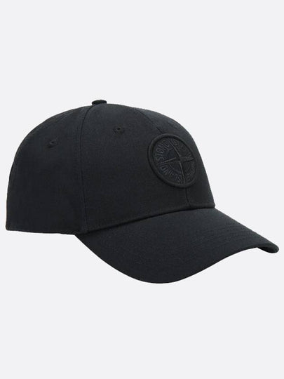 99661 Cotton Rep 6 Panel Ball Cap Black - STONE ISLAND - BALAAN 2