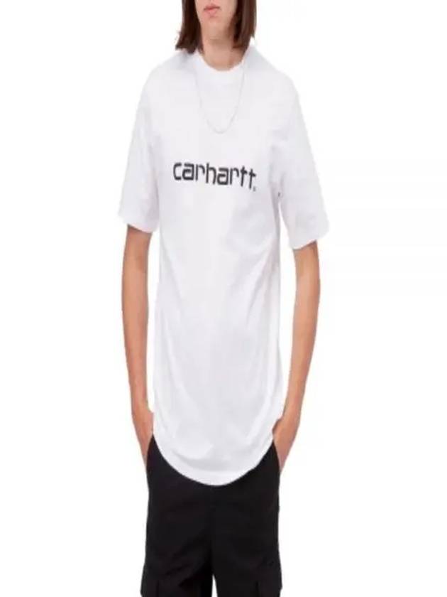 Script Short Sleeve T-Shirt White - CARHARTT WIP - BALAAN 2