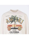 Rum Label Print Sweatshirt Almond - AMIRI - BALAAN 4