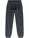 P Marky Embroidered Logo Track Pants Black - DIESEL - BALAAN 1