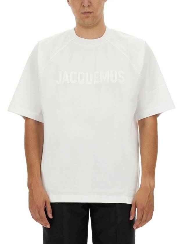 Le Typo Short Sleeve T-Shirt White - JACQUEMUS - BALAAN 2