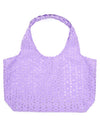 Flower jacquard shopper LAVENDER - RHEEMIN - BALAAN 3