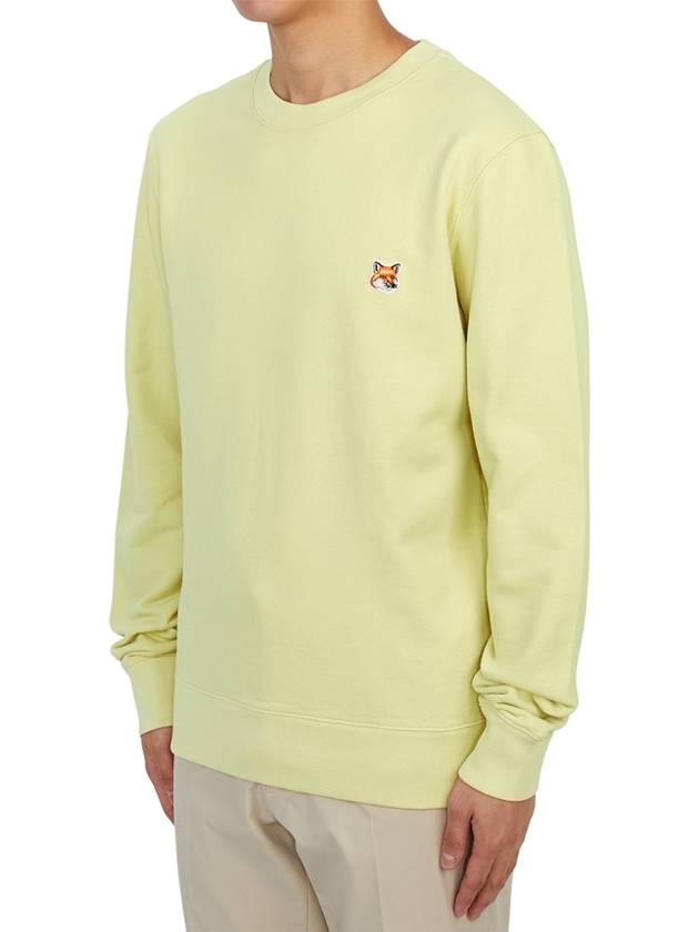 Fox Head Patch Regular Sweatshirt Yellow - MAISON KITSUNE - BALAAN 3