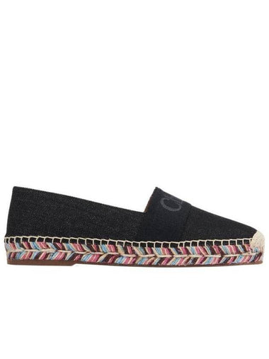 Pia Flat Espadrilles Black - CHLOE - BALAAN 1