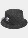 Monogram Bucket Hat Black - ADIDAS - BALAAN 4