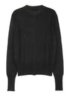 Bea Embroidered Logo Cardigan Black - VIVIENNE WESTWOOD - BALAAN 3