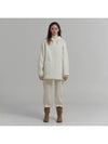 Claude hooded half coat Ivory - KLEAN - BALAAN 2