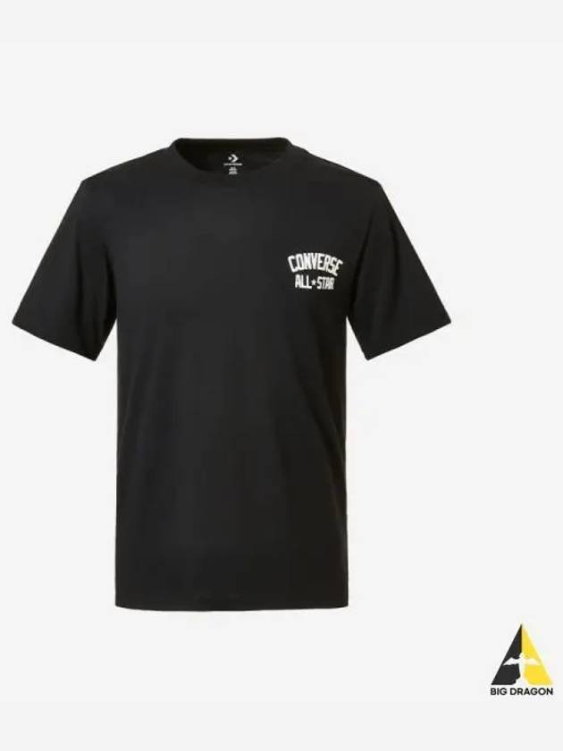 Retro Chuck Slogan Tee BLACK - CONVERSE - BALAAN 1