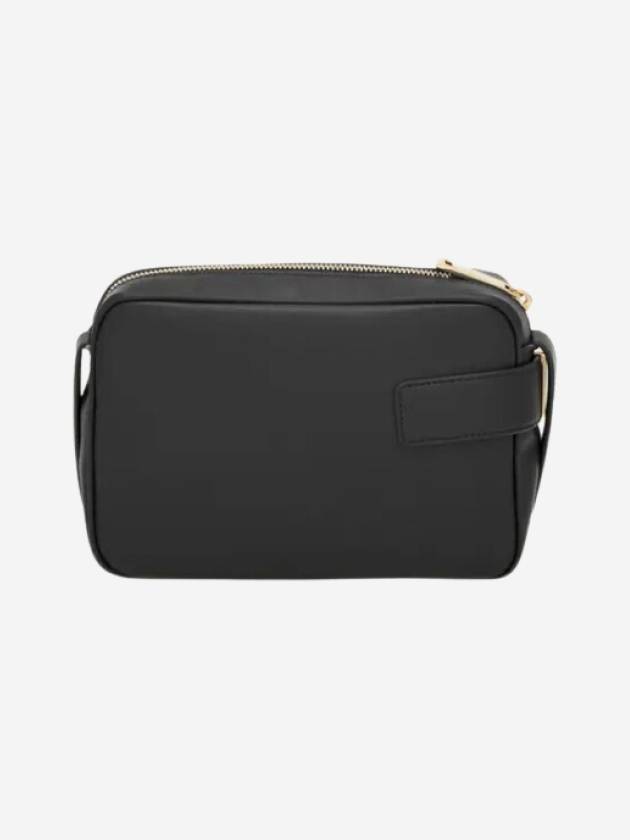 Calfskin Leather Camera Shoulder Bag Black - SALVATORE FERRAGAMO - BALAAN 3