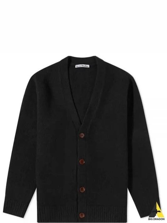 Wool Blend Cardigan Black - ACNE STUDIOS - BALAAN 2